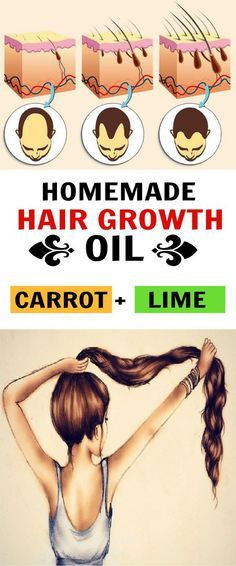 DIY Hair Growth Formula
 Carrot & Lime Homemade Hair Oil Recipe for Hair Growth