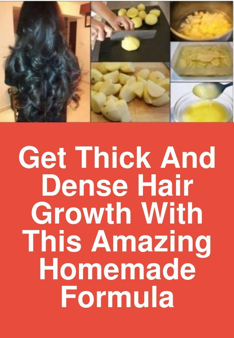 DIY Hair Growth Formula
 Get thick and dense hair growth with this amazing homemade