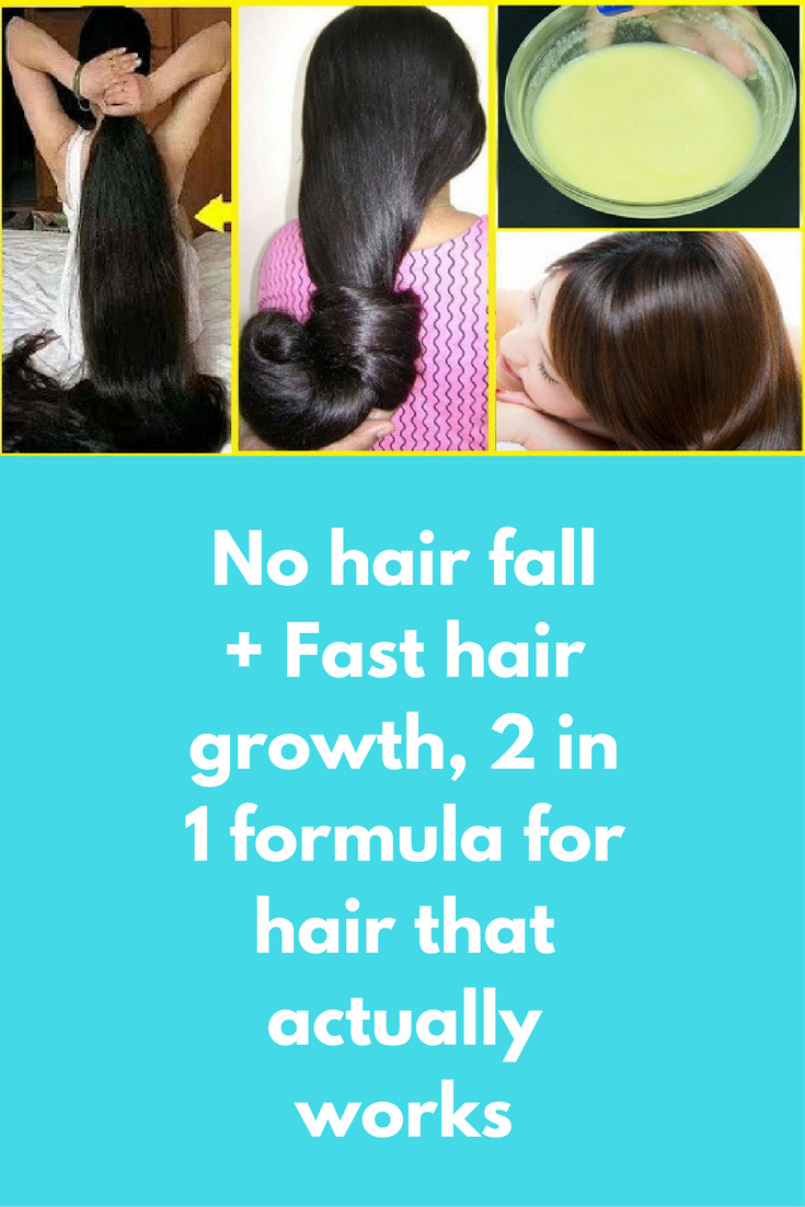 DIY Hair Growth Formula
 No hair fall Fast hair growth 2 in 1 formula for hair