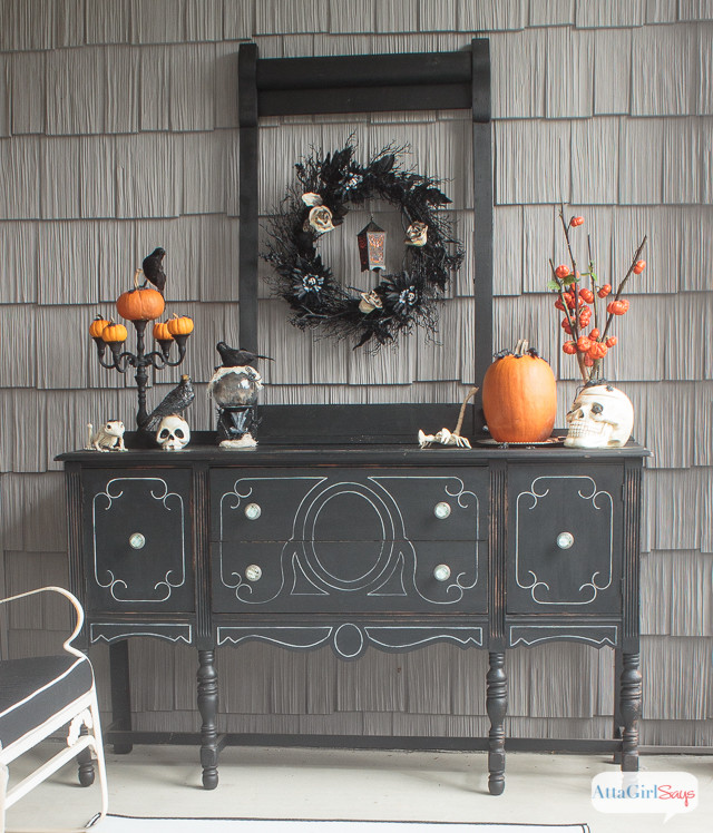 Diy Halloween Porch Decorations
 DIY Halloween Decorations for the Front Porch Atta Girl Says