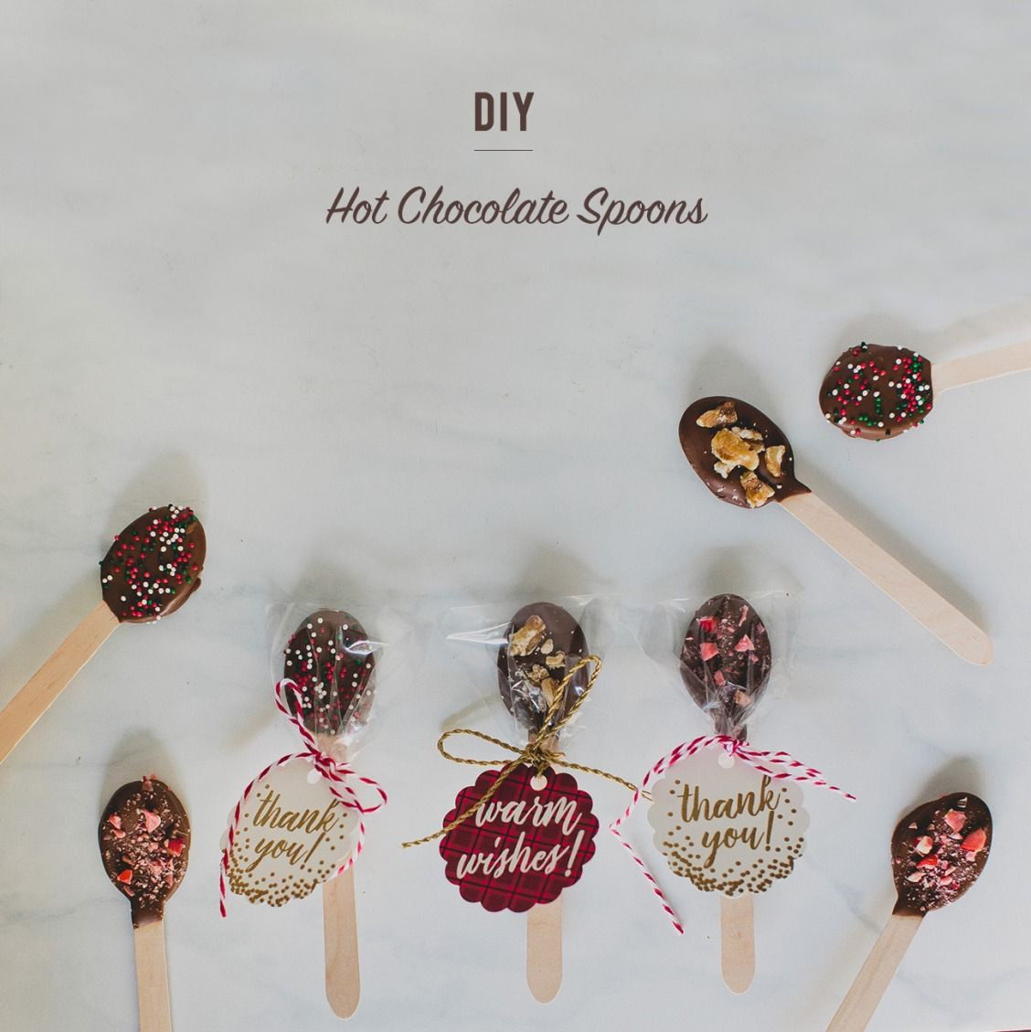 DIY Hot Chocolate Wedding Favors
 DIY Hot Chocolate Spoons for Favors