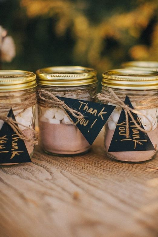 DIY Hot Chocolate Wedding Favors
 Inspiration for making your own hot chocolate wedding