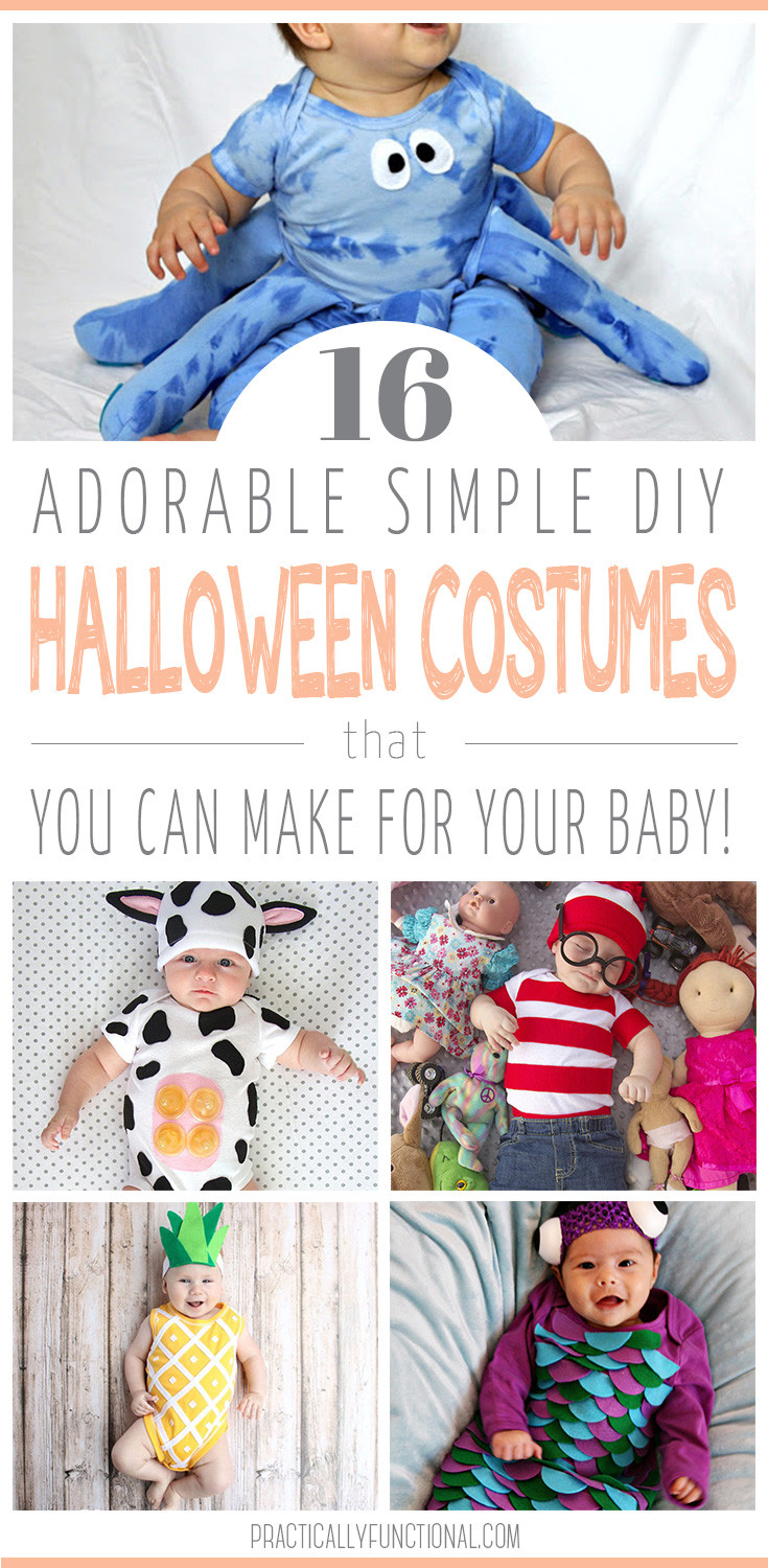 DIY Infant Halloween Costume
 16 DIY Baby Halloween Costumes