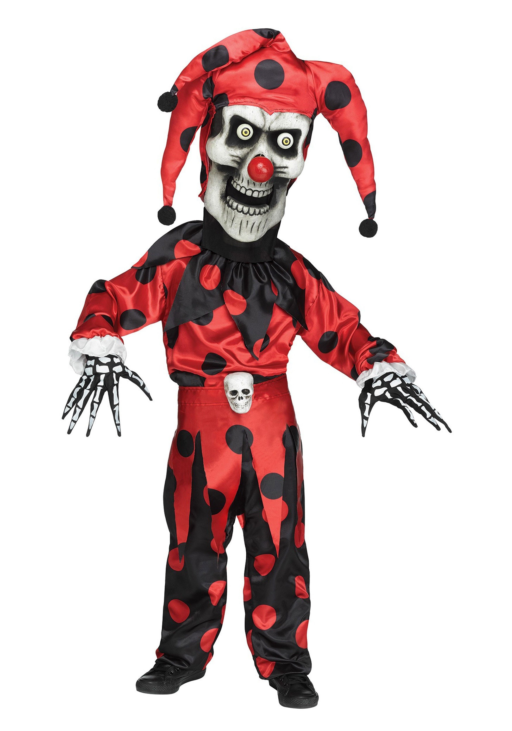 DIY Jester Costume
 Evil Bobble Head Jester Costume for Boys