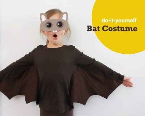 DIY Kids Bat Costume
 Do It Yourself Kid’s Bat Costume