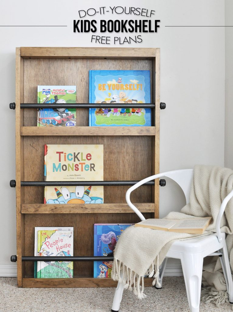 DIY Kids Book Shelf
 Ana White