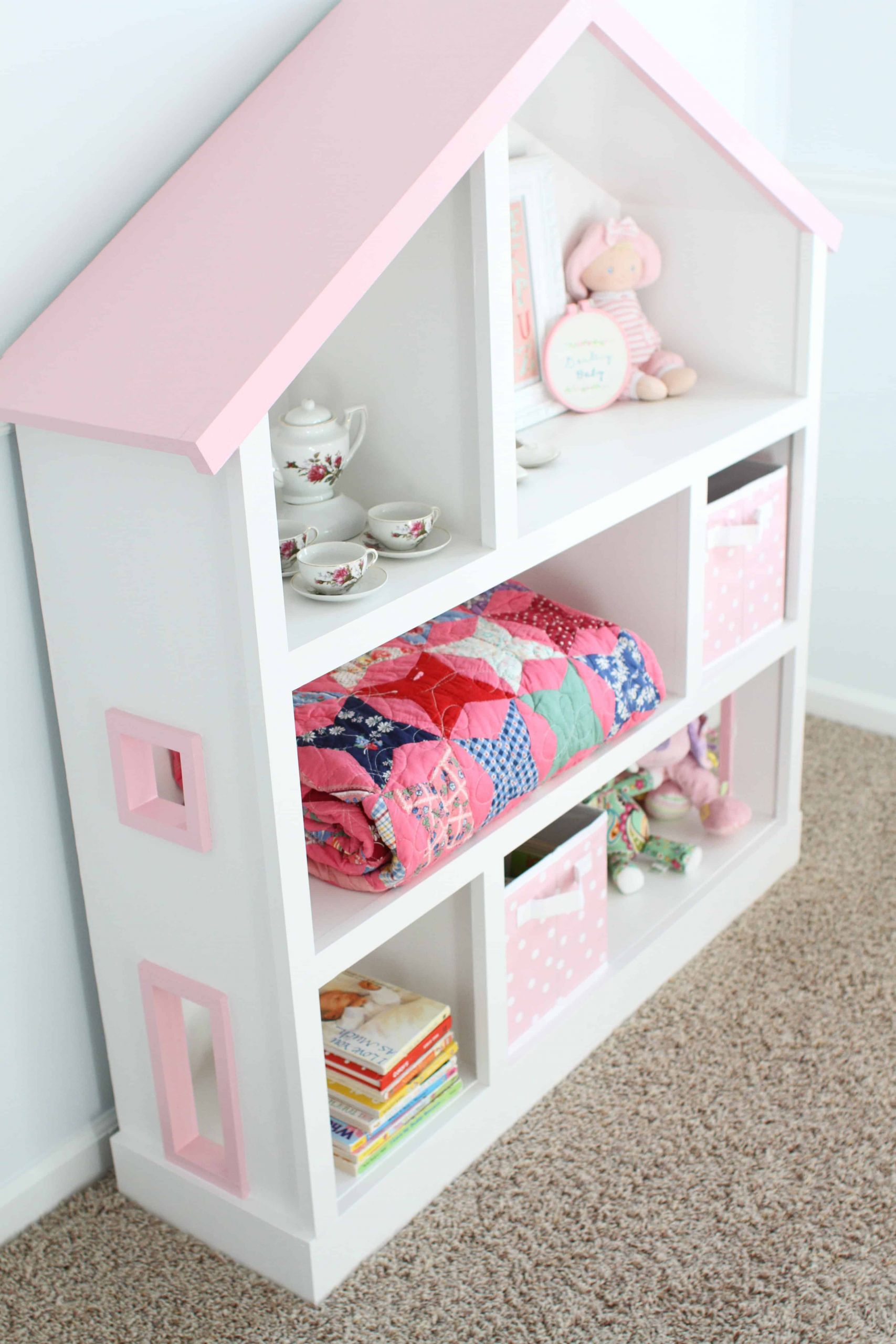 DIY Kids Book Shelf
 DIY Dollhouse Bookcase I Can Teach My Child