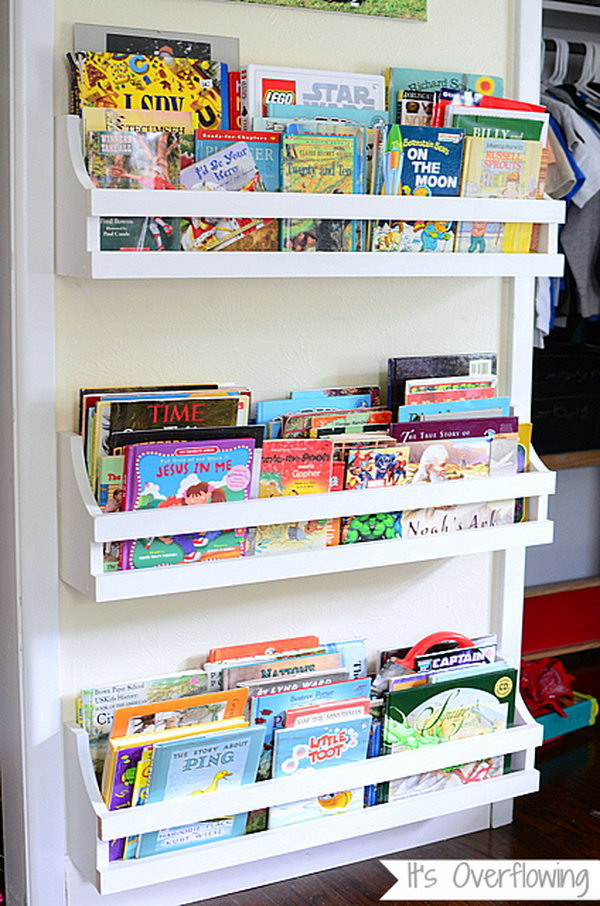 DIY Kids Book Shelf
 Clever DIY Ideas to Organize Books for Your Kids Noted List