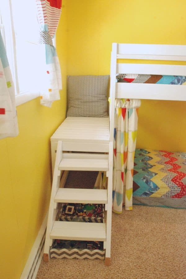 DIY Kids Bunk Beds
 DIY Kids Loft Bunk Bed with Stairs