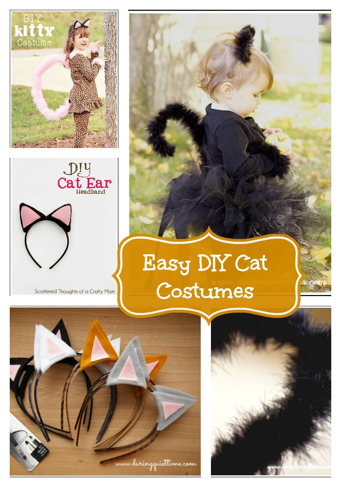 Diy Kids Cat Costume
 Crayons and Collars – Life with Kids and Pets Easy DIY Cat