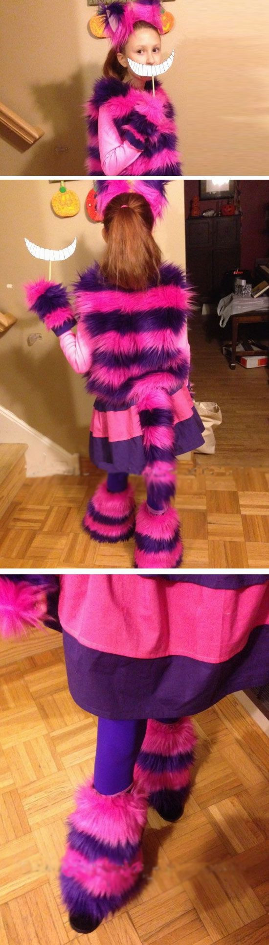 Diy Kids Cat Costume
 Cheshire Cat