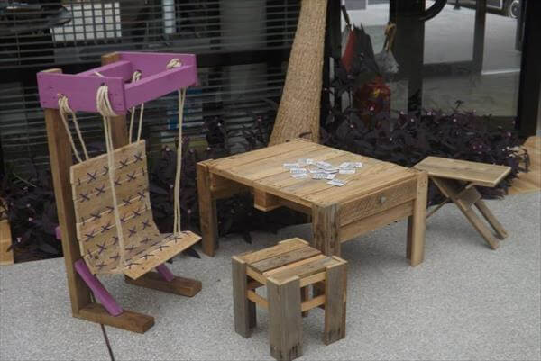 DIY Kids Chair
 DIY Pallet Sitting Furniture Ideas