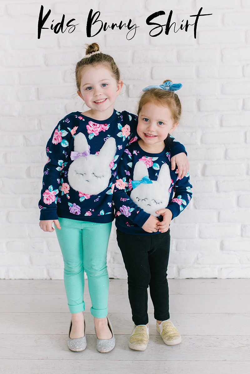 DIY Kids Clothing
 DIY Kids Clothes Fuzzy Bunny Sweatshirt Consumer Crafts