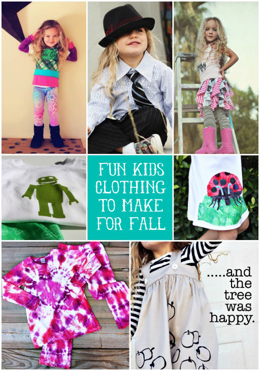 DIY Kids Clothing
 Fun DIY Kids Clothing to Make For Fall