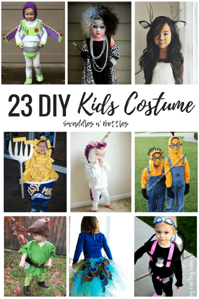 Diy Kids Costume
 23 DIY Kids Halloween Costumes Swaddles n Bottles
