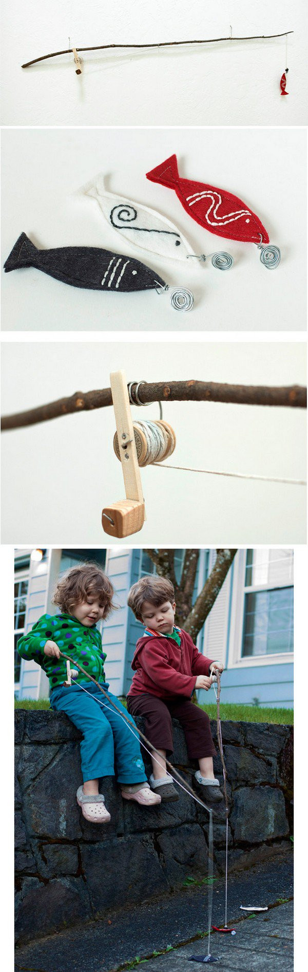 DIY Kids Fishing Pole
 15 Totally Awesome DIY Kids Toy Ideas Part 1