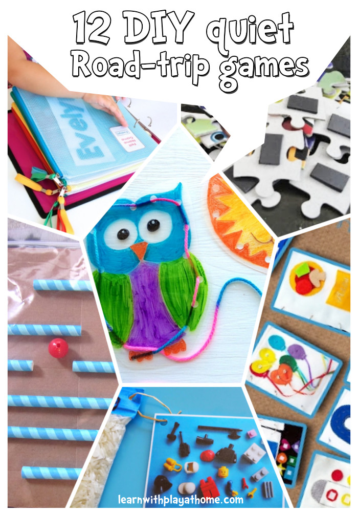 DIY Kids Games
 Learn with Play at Home 12 DIY Quiet Busy Games for Kids