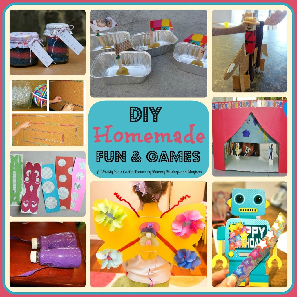 DIY Kids Games
 Weekly Kid s Co Op DIY Homemade Fun & Games The