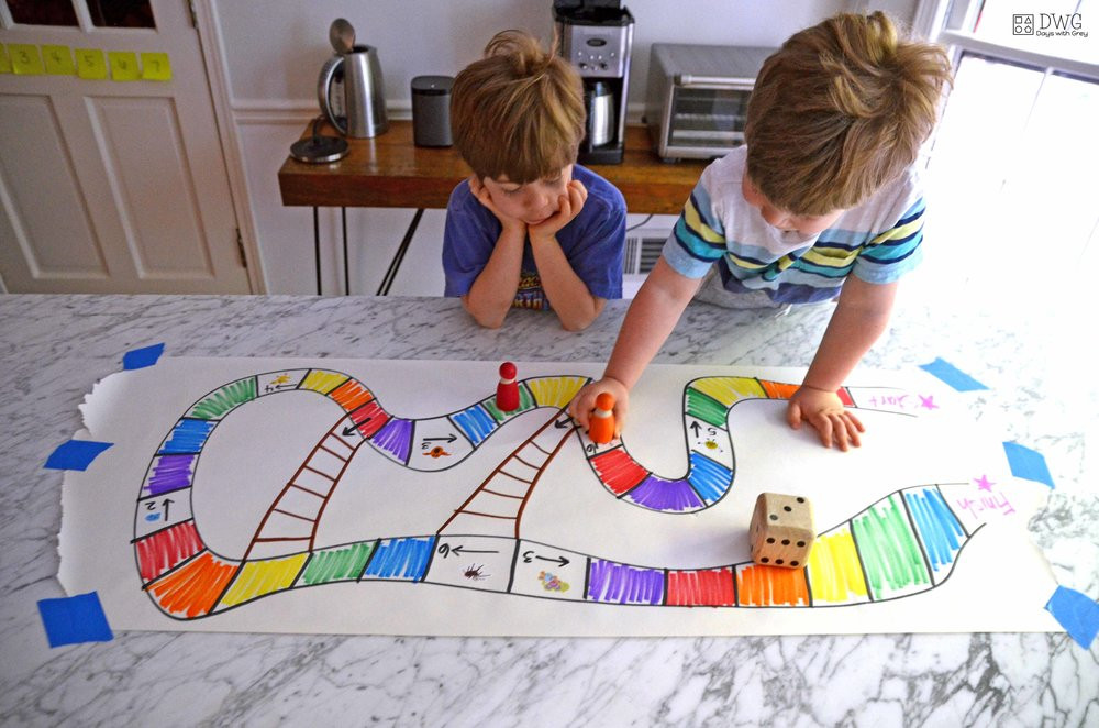 DIY Kids Games
 DIY Board Game for Kids — Days With Grey