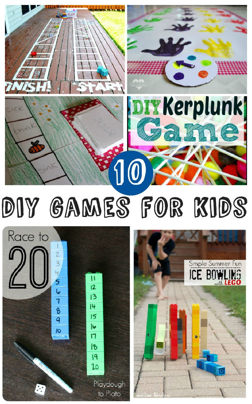 DIY Kids Games
 10 Home made Games for Kids In The Playroom