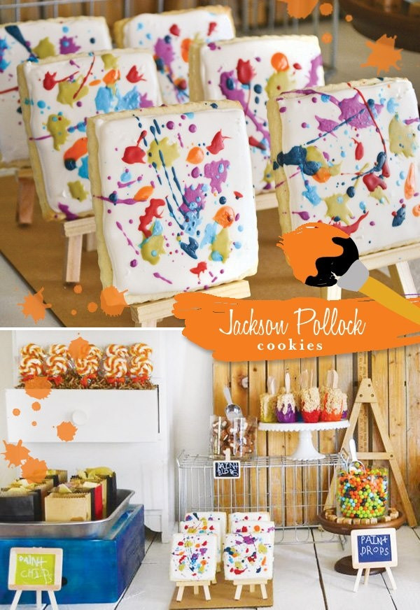 DIY Kids Painting Party
 Les 9 meilleures images du tableau theme artiste sur