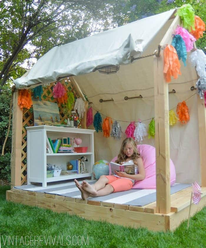 DIY Kids Playhouses
 43 Free DIY Playhouse Plans That Children & Parents Alike