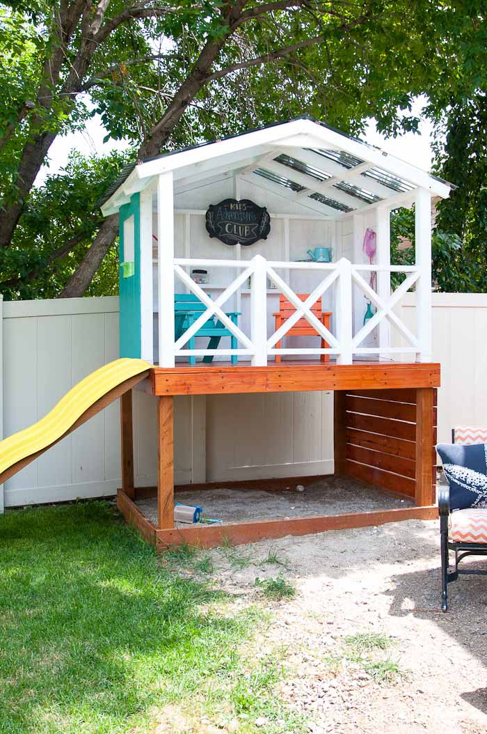 DIY Kids Playhouses
 Our DIY Playhouse The Roof a Houseful of Handmade