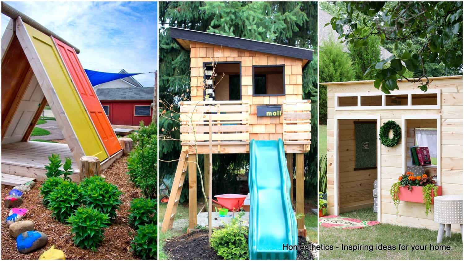 DIY Kids Playhouses
 43 Free DIY Playhouse Plans That Children & Parents Alike