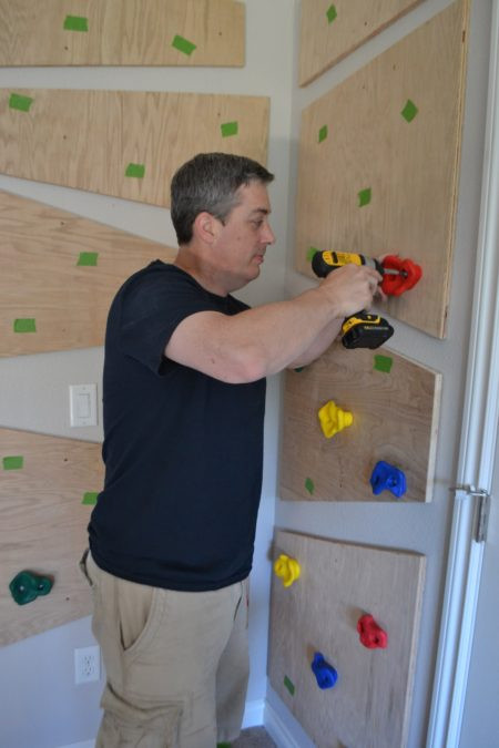 DIY Kids Rock Climbing Wall
 Do It Yourself Climbing Wall The Created Home