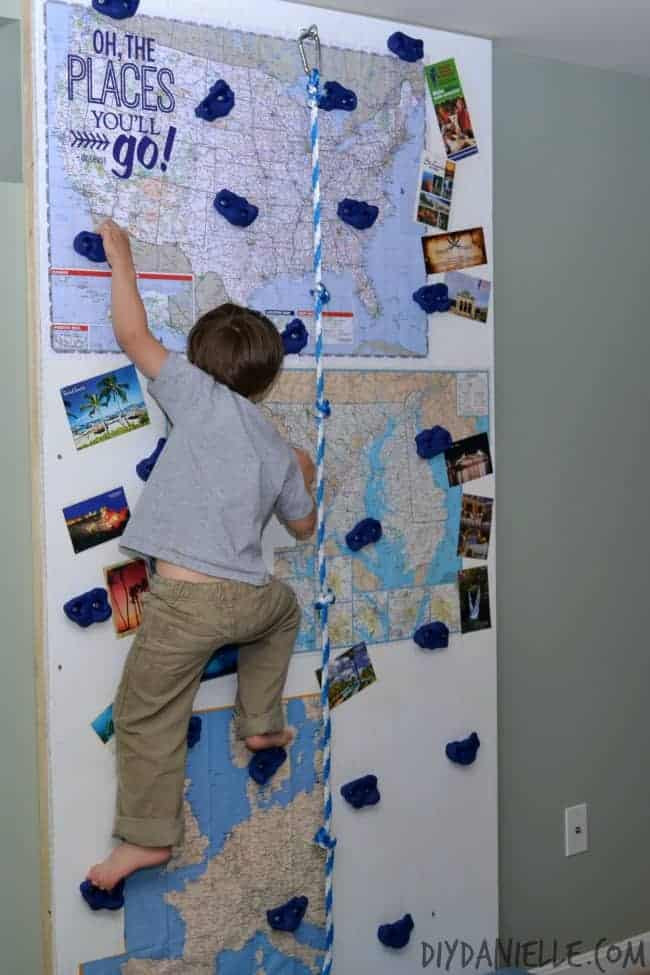 DIY Kids Rock Climbing Wall
 How to Build an Indoor Rock Climbing Wall DIY Danielle