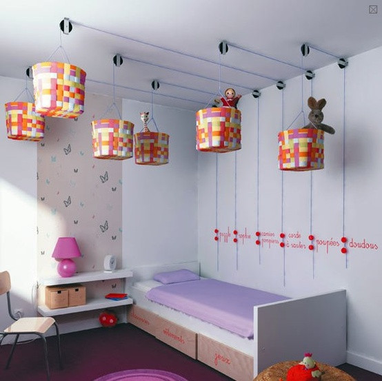 DIY Kids Room Storage
 Cool DIY Home Improvement Kids Room Storage on the Ceiling