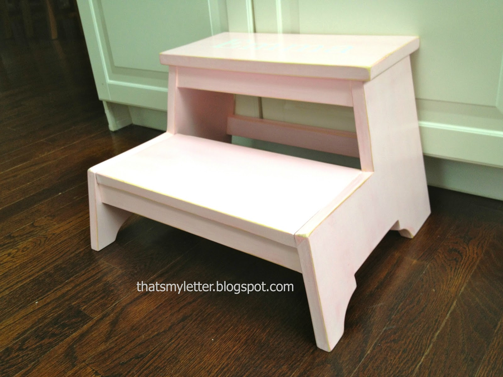 DIY Kids Step Stool
 That s My Letter "K" is for Kids Step Stool