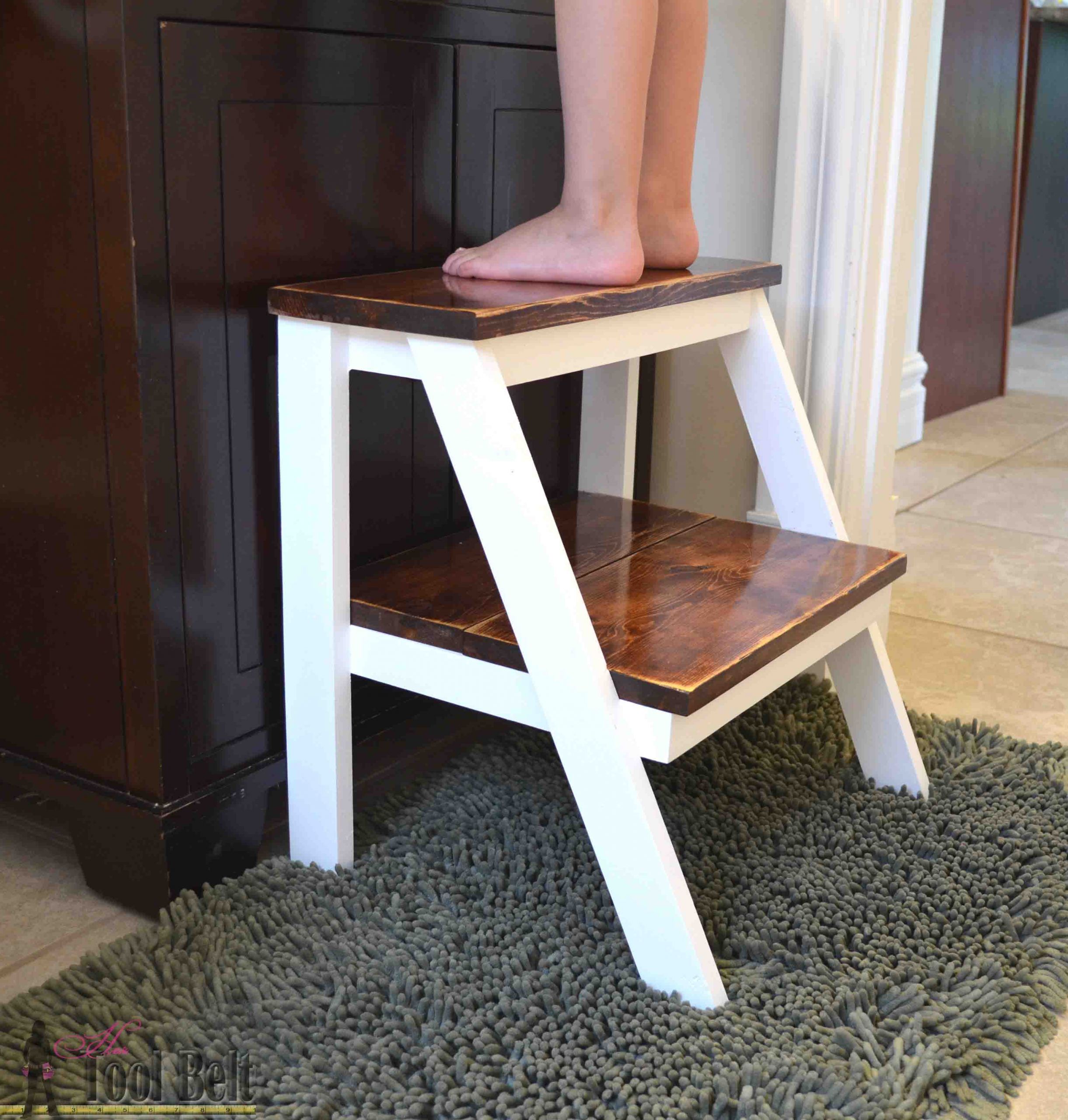 DIY Kids Step Stool
 Kid s Step Stool Her Tool Belt