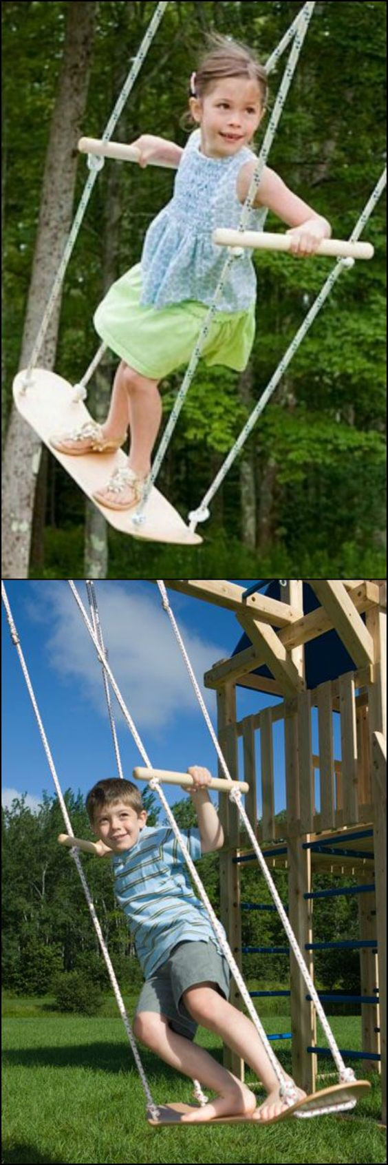 DIY Kids Swing
 Mindblowingly Awesome Backyard DIYs Bite Sized Biggie