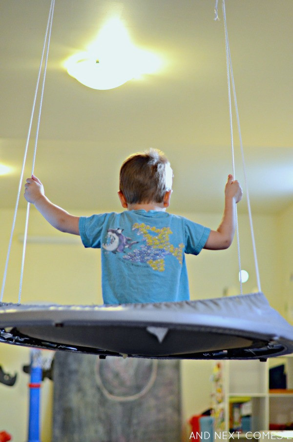 DIY Kids Swing
 Easy DIY Platform Swing Sensory Hack for Kids