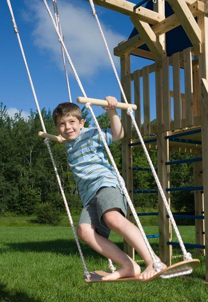 DIY Kids Swing
 Skateboard Swing