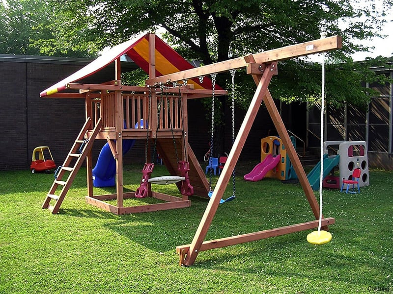 DIY Kids Swing Set
 DIY Swing Sets And Slides For Amazing Playgrounds
