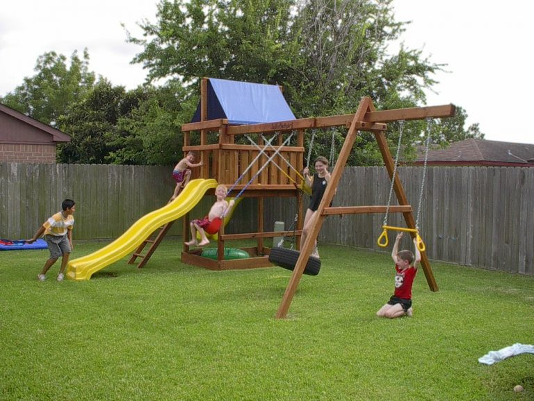 DIY Kids Swing Set
 15 DIY Swing Set Build A Backyard Play Area For Your Kids