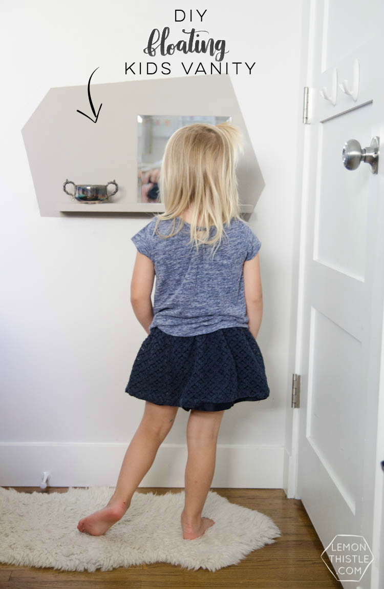 Diy Kids Vanity
 DIY Kids Floating Vanity Lemon Thistle