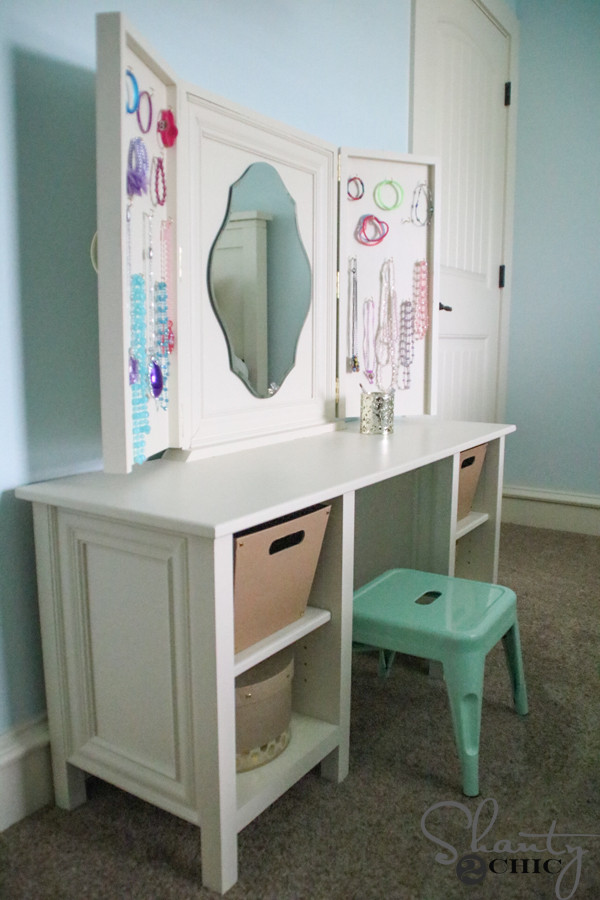 Diy Kids Vanity
 DIY Kids Vanity Shanty 2 Chic