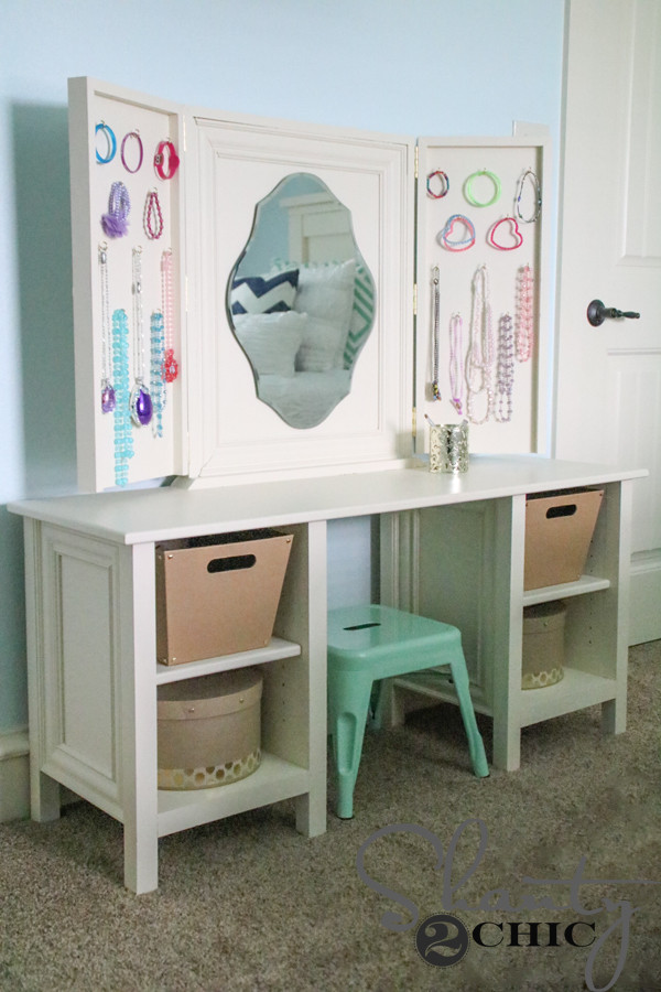 Diy Kids Vanity
 DIY Kids Vanity Shanty 2 Chic