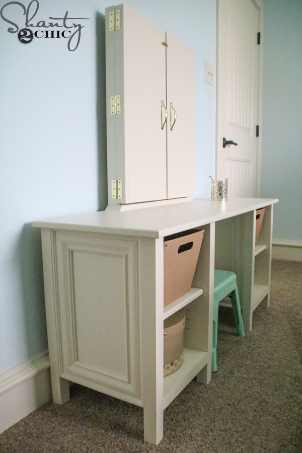 Diy Kids Vanity
 DIY Kids Vanity Shanty 2 Chic