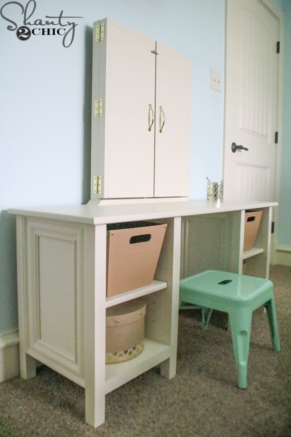 Diy Kids Vanity
 DIY Kids Vanity Shanty 2 Chic