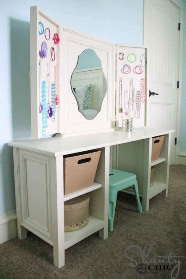 Diy Kids Vanity
 DIY Kids Vanity Shanty 2 Chic