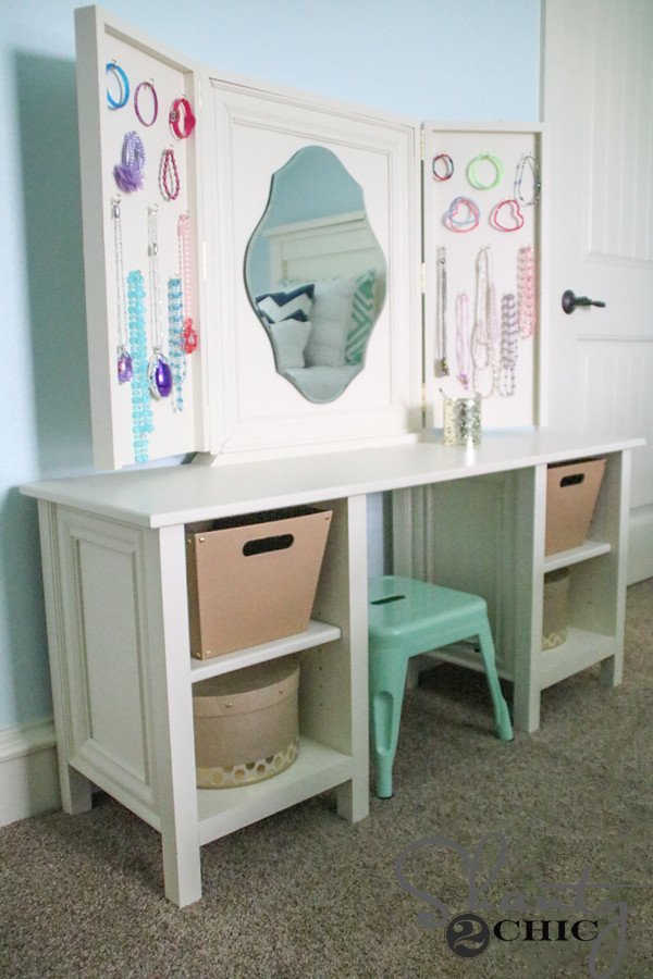 Diy Kids Vanity
 DIY Kids Vanity Shanty 2 Chic