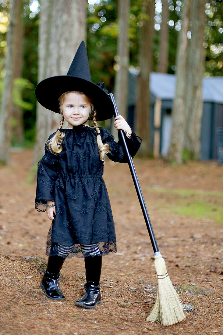 DIY Kids Witch Costume
 Free Witch Hat Pattern DIY Witch Costume Sew Much Ado