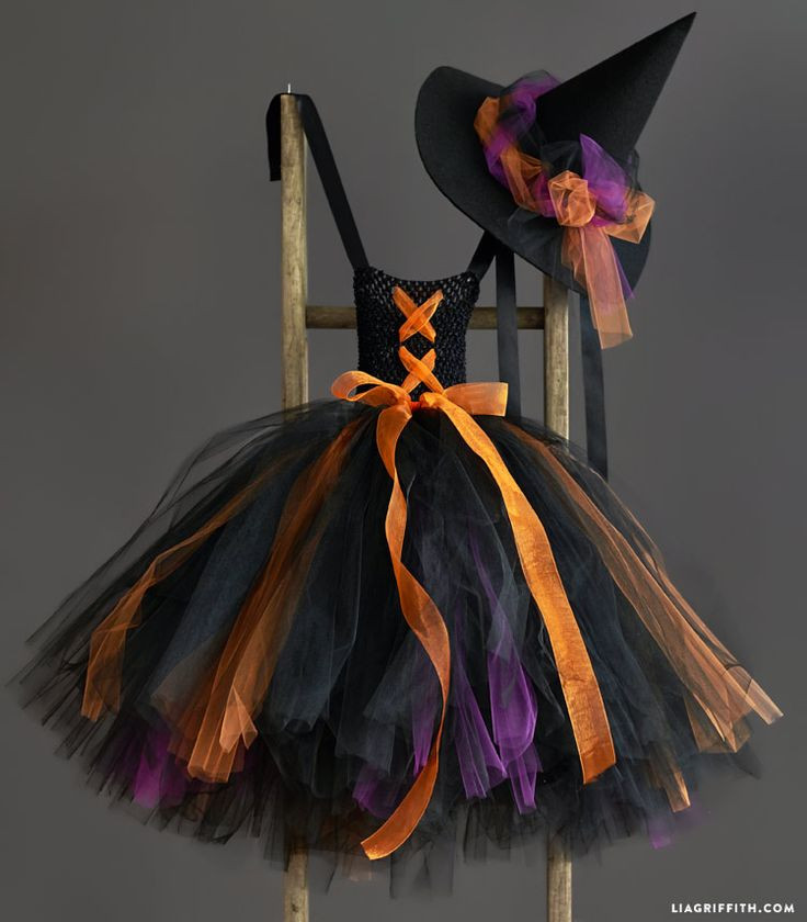 DIY Kids Witch Costume
 Kid s DIY Witch Costume follow this simple tutorial to