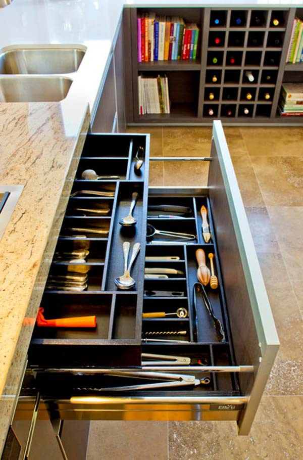 Diy Kitchen Cabinet Organizers
 27 Ingenious DIY Cutlery Storage Solution Projects That