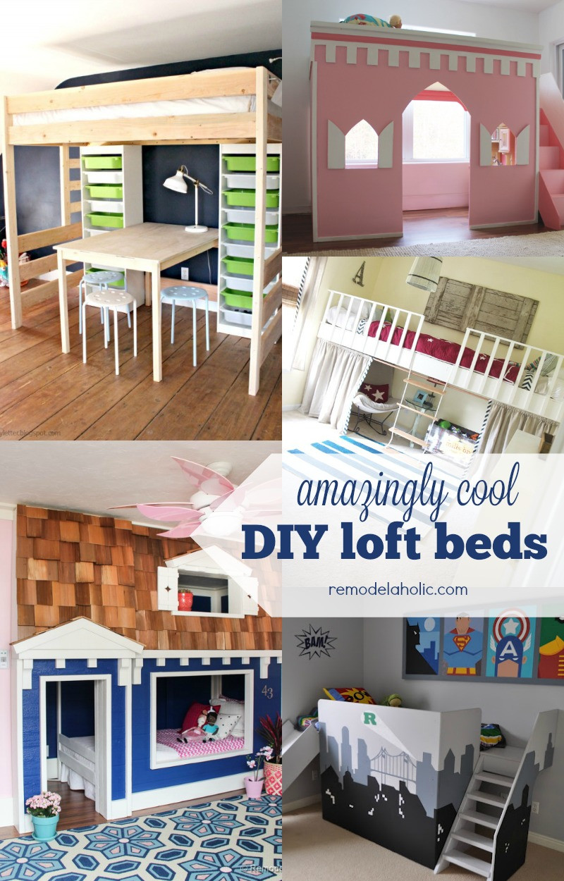 DIY Loft Bed For Kids
 Remodelaholic