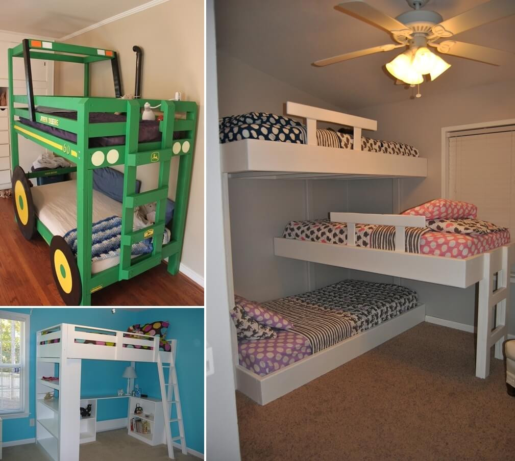 DIY Loft Bed For Kids
 10 Cool DIY Bunk Bed Designs for Kids